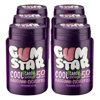 Netto Marken-Discount Gumstar Cool Cassis Kaugummi 50 Stück, 6er Pack Angebot