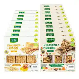 Netto Marken-Discount BioBio Bio-Knusperriegel 75 g, verschiedene Sorten, 18er Pack Angebot