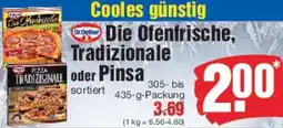 Edeka Dr Oetker Die Ofenfrische, Tradizionale oder Pinsa Angebot