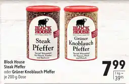 CITTI Markt Block House Steak Pfeffer oder Grüner Knoblauch Pfeffer Angebot