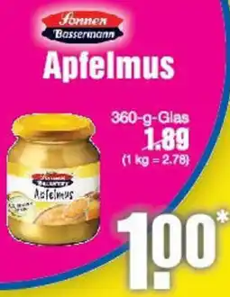 Edeka Sonnen Bassermann Apfelmus Angebot