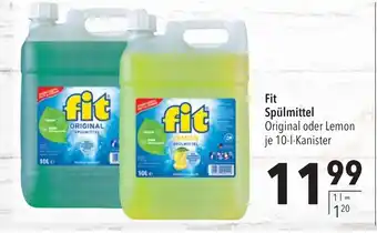 CITTI Markt Fit Spülmittel Angebot