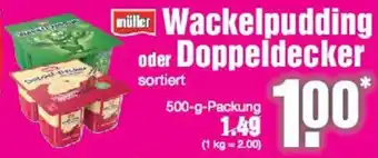 Edeka müller Wackelpudding oder Doppeldecker Angebot