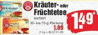 Edeka Teekanne Kräuter- oder Früchtetee Angebot