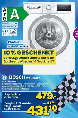 Euronics BOSCH WAN28127 Waschautomat Angebot