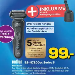 Euronics BRAUN 52-N7200cc Series 5 Rasierer Angebot