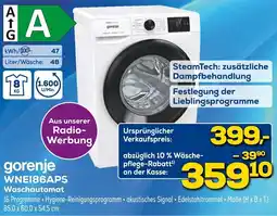 Euronics gorenje WNE186APS Waschautomat Angebot