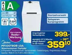 Euronics Midea MF100T80B-13A Waschautomat-Toplader Angebot