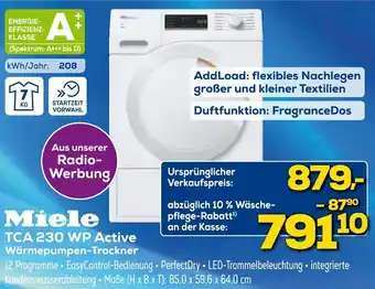 Euronics Miele TCA 230 WP Active Wärmepumpen-Trockner Angebot