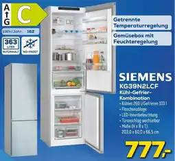 Euronics SIEMENS KG39N2LCF Kühl-Gefrier Kombination Angebot