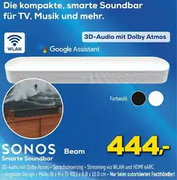 Euronics SONOS Beam Smarte Soundbar Angebot