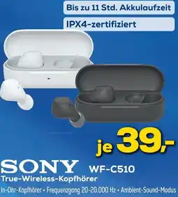 Euronics SONY WF-C510 True-Wireless-Kopfhörer Angebot