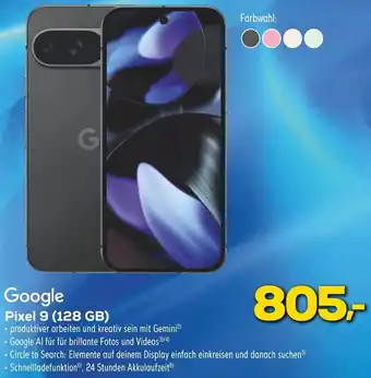 Euronics Google Pixel 9 (128 GB) Angebot