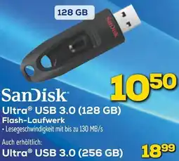 Euronics SanDisk Ultra USB 3.0 (128 GB) Angebot