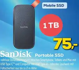 Euronics SanDisk Portable SSD Angebot