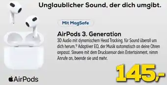 Euronics AirPods 3. Generation Angebot