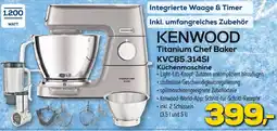 Euronics KENWOOD Titanium Chef Baker KVC85.314SI Küchenmaschine Angebot