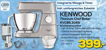 Euronics KENWOOD Titanium Chef Baker KVC85.314SI Küchenmaschine Angebot