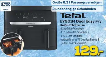 Euronics Tefal EY901N Dual Easy Fry Heißluftfritteuse Angebot