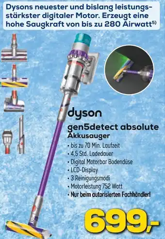 Euronics dyson gen5detect absolute Akkusauger Angebot