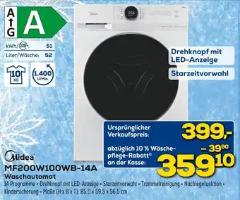 Euronics Midea MF200W100WB-14A Waschautomat Angebot