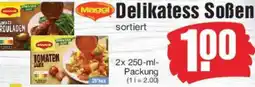 Edeka Maggi Delikatess Soßen Angebot