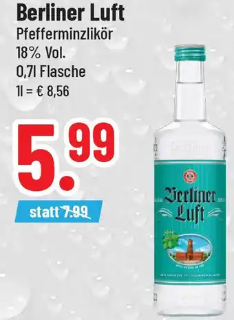 trinkgut Berliner Luft Pfefferminzlikör Angebot