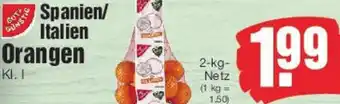 Edeka Gut & Günstig Spanien/ Italien Orangen Angebot