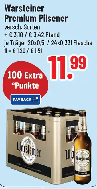 trinkgut Warsteiner Premium Pilsener Angebot