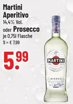 trinkgut Martini Aperitivo oder Prosecco Angebot