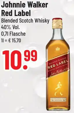 trinkgut Johnnie Walker Red Label Blended Scotch Whisky Angebot