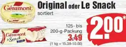 Edeka Geramont Original oder Le Snack Angebot