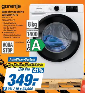 Expert gorenje Waschmaschine WNE184APS Angebot