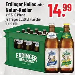 trinkgut Erdinger Helles oder Natur-Radler Angebot