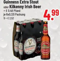 trinkgut Guinness Extra Stout oder Kilkenny Irish Beer Angebot