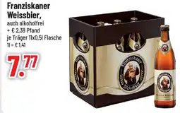 trinkgut Franziskaner Weissbier Angebot