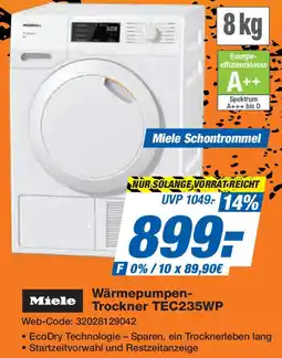 Expert Miele Wärmepumpen Trockner TEC235WP Angebot