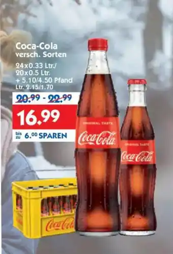 Hol'ab Getränkemarkt Coca-Cola Angebot