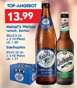 Hol'ab Getränkemarkt Maisel's Weisse o. Edelhopfen Angebot