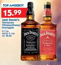 Hol'ab Getränkemarkt Jack Daniel's Tennessee Whiskey/Honey/ Fire/Apple Angebot