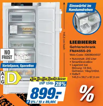 Expert LIEBHERR Gefrierschrank FNd4655-20 Angebot