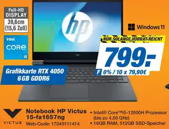 Expert Notebook HP Victus 15-fa1657ng Angebot