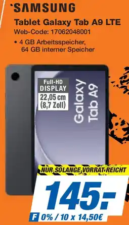 Expert SAMSUNG Tablet Galaxy Tab A9 LTE Angebot