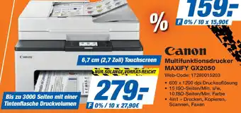 Expert Canon Multifunktionsdrucker MAXIFY GX2050 Angebot