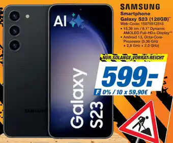 Expert SAMSUNG Smartphone Galaxy S23 (128GB) Angebot