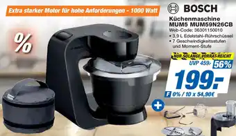 Expert BOSCH Küchenmaschine MUM5 MUM59N26CB Angebot