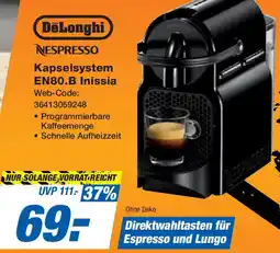 Expert DeLonghi NESPRESSO Kapselsystem EN80.B Inissia Angebot