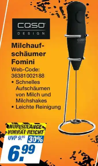 Expert Caso Design Milchaufschäumer Fomini Angebot