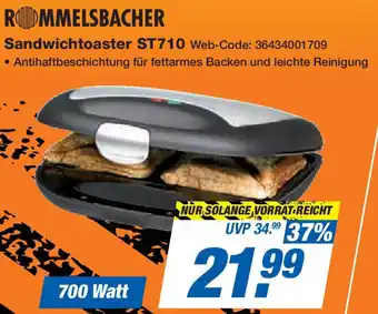 Expert ROMMELSBACHER Sandwichtoaster ST710 Angebot