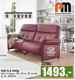 Möbel Mahler Polstermöbel oelsa sofa 2,5-sitzig Angebot